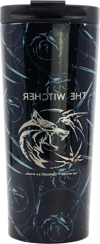 Tazza da viaggio termica in acciaio inossidabile 425ml - La WITCHER - Qualità superiore
