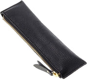 Etui in pelle vera vintage design nero