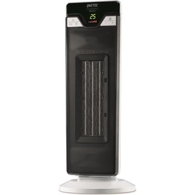 Imetec eco ceramic, termoventilatore, stufetta elettrica, tecnologia ceramica, basso consumo energetico, silenzioso, 3 livelli di temperatura, termostato ambiente - 4035