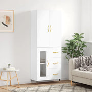 Credenza Bianca 69,5x34x180 cm in Legno Multistratocod mxl 115173
