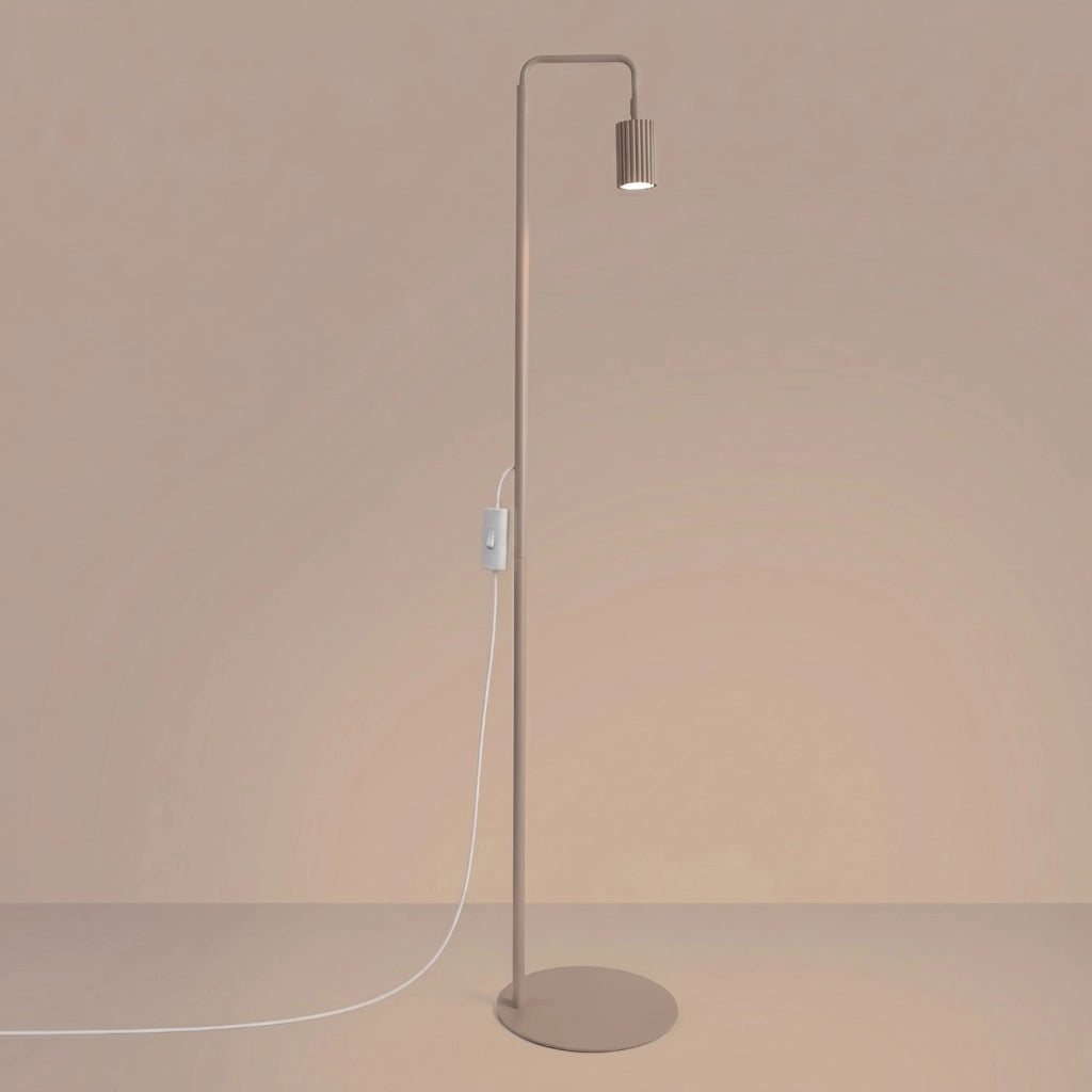 Lampada da terra KARBON 1 tortora
