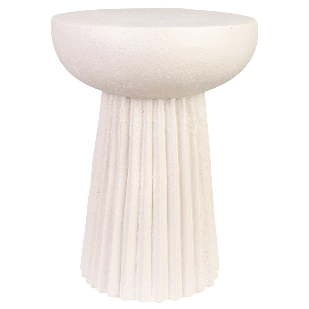Tavolino in magnesio bianco 38x38x46