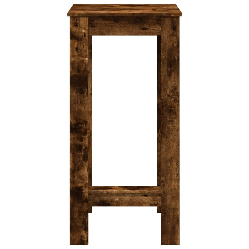 Tavolo da Bar Rovere Fumo 51x50x103,5 cm in Legno Multistrato