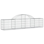 Cesto Gabbione ad Arco 200x30x40/60 cm Ferro Zincato