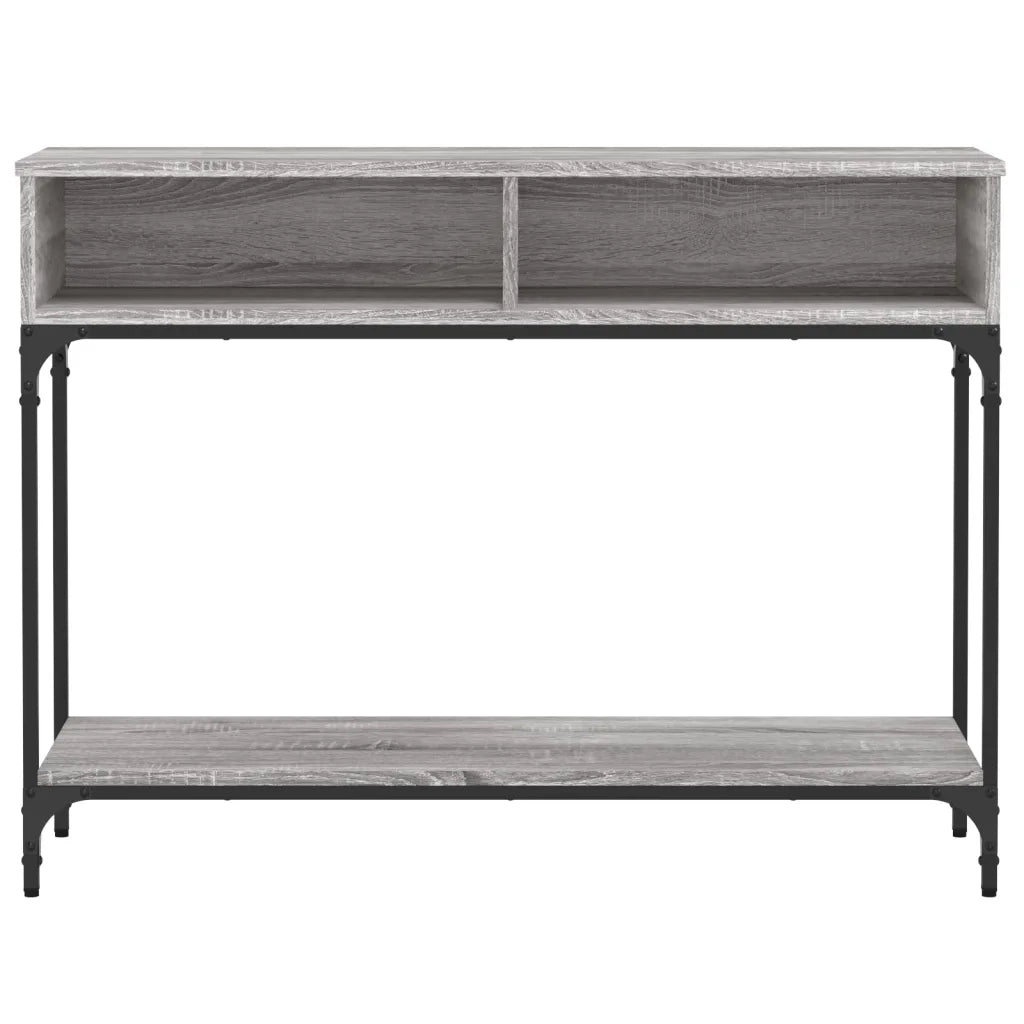 Tavolino Consolle | Tavolo d'Ingresso Grigio Sonoma 100x30,5x75cm Legno Multistrato