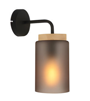 Lampada Da Parete APP1814-1W Frosted Grey