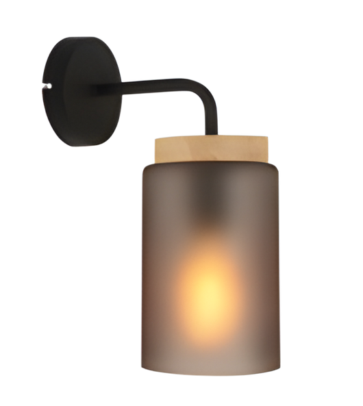 Lampada Da Parete APP1814-1W Frosted Grey
