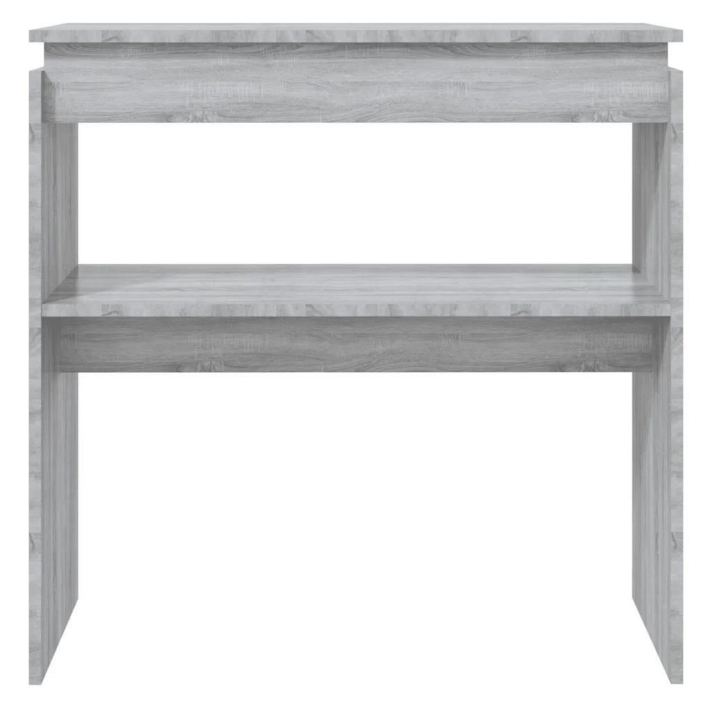 Tavolino Consolle | Tavolo d'Ingresso Grigio Sonoma 80x30x80 cm Legno Multistrato