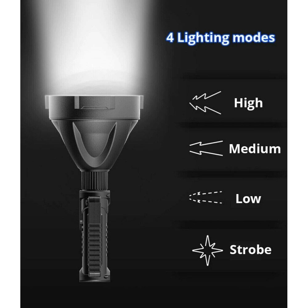 Trade Shop - Luce Lampada Torcia Raggio Lungo 300+ Metri 150w Pesca Caccia Monti Coba Cb-t300 -