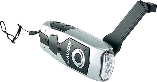Luce LED Dinamo - torcia con maniglia regolabile - 100% indipendente dalle batterie - emergenza garage auto camping outdoor torcia portatile
