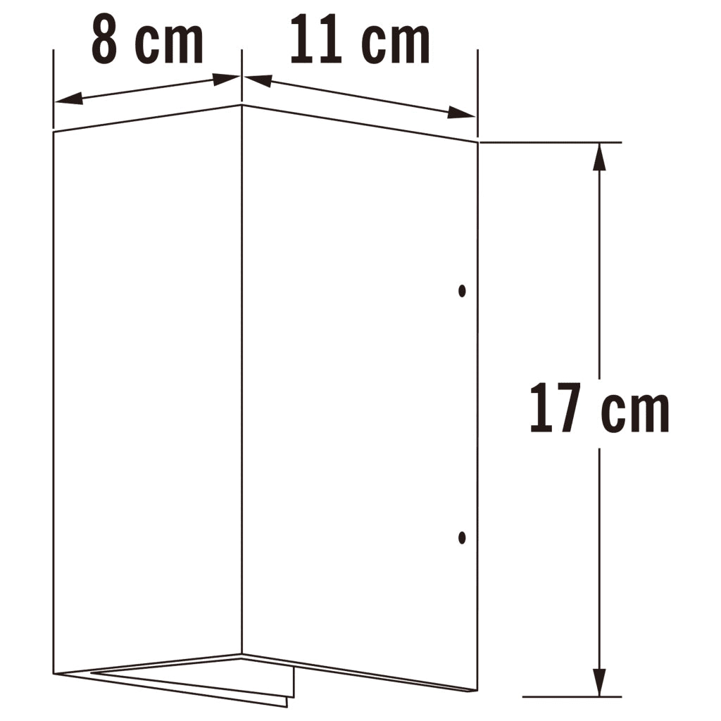 KONSTSMIDE Lampada da Parete a LED Cremona 2x3 W 11x8x17 cm 434019