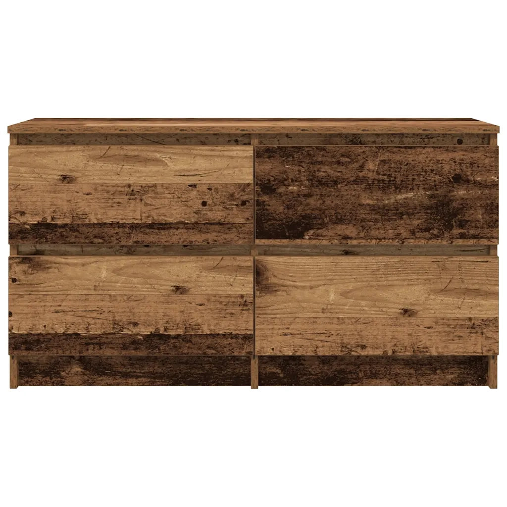 Mobile Porta TV Legno Antico 100x35x54 cm in Legno Multistrato