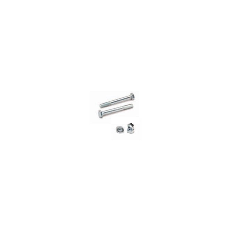 Kit viti Ø10x60 mm per ancoraggio palo 7x7 - 2 pz - Acciaio zincato