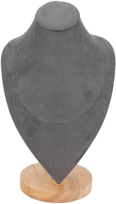 Supporto per Collane in Legno Stabile - Base per Display di Gioielli - Display per Casa/ Negozio - Resistente ai Marcature - Utilizzo Multifunzionale - Visualizzazione del Prodotto Chiara - Supporto per Gioielli