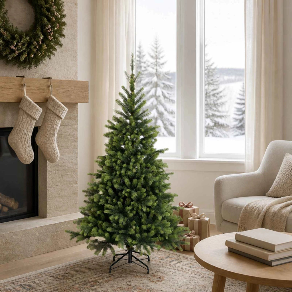Albero di Natale Artificiale con Rami Pieghevoli 150 cm 42055593