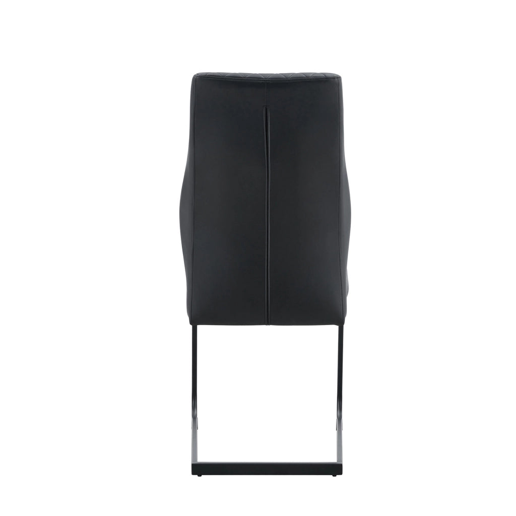 Set tavolo e sedie con 1 tavolo rotondo e 2 sedie imbottite; base centrale; in MDF e metallo nero noce