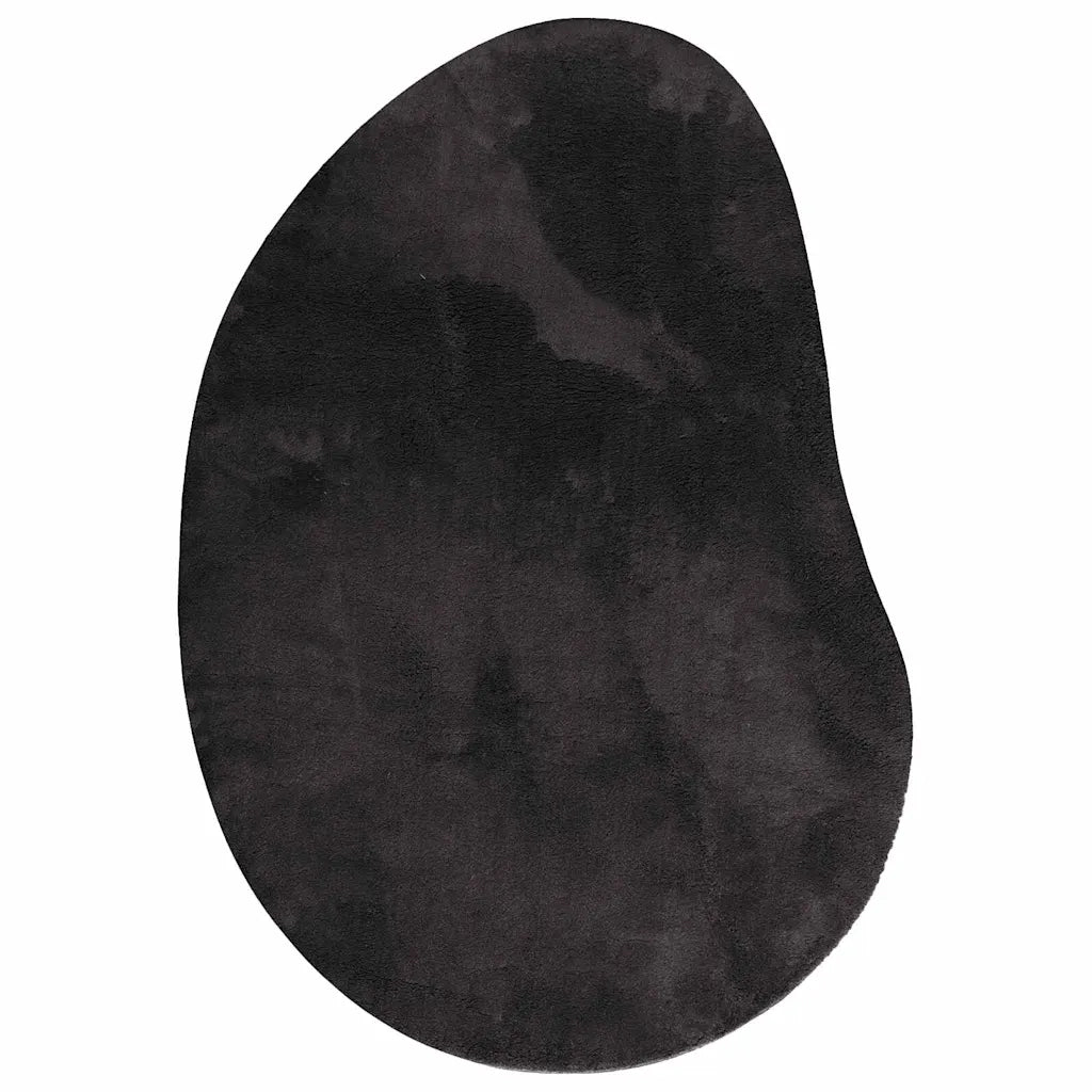 Tappeti per area HUARTE Nero 100 x 200 cm Poliestere 4103748