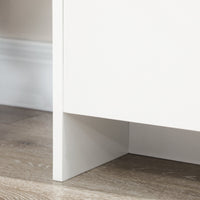Credenza 12 Ripiani Interni 120x35x85 cm in Truciolato Bianco