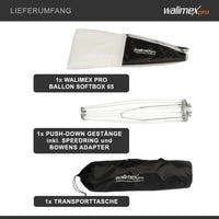 Essential Balloon Softbox 65cm, diffusore di luce a 360° ad apertura rapida, adattatore Bowens incluso, compatibile con tutti i flash standard e le luci continue con attacco Bowens