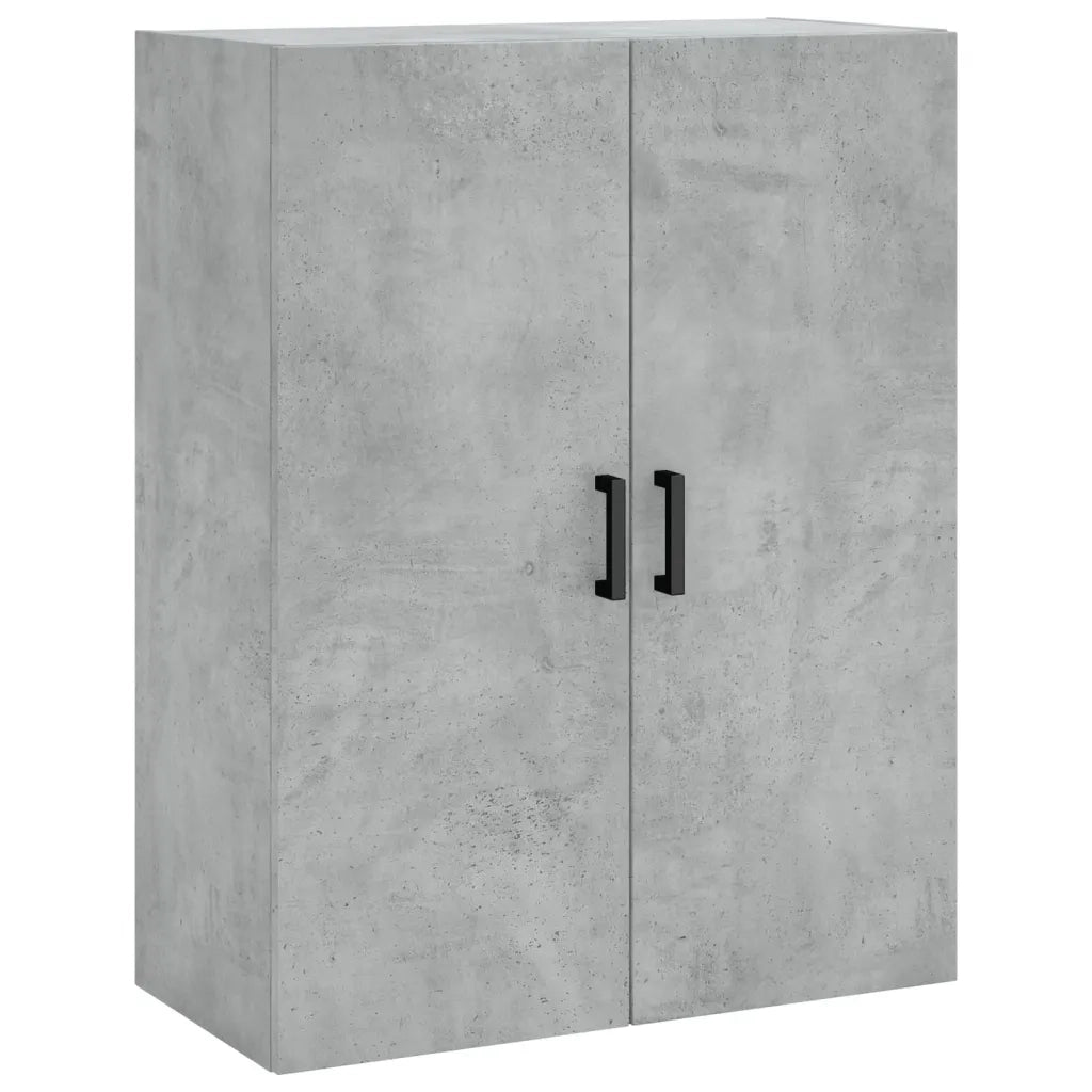 Credenza-Buffet-Armadio da cucina Grigio Cemento 69,5x34x180 cm in Legno Multistrato 242831