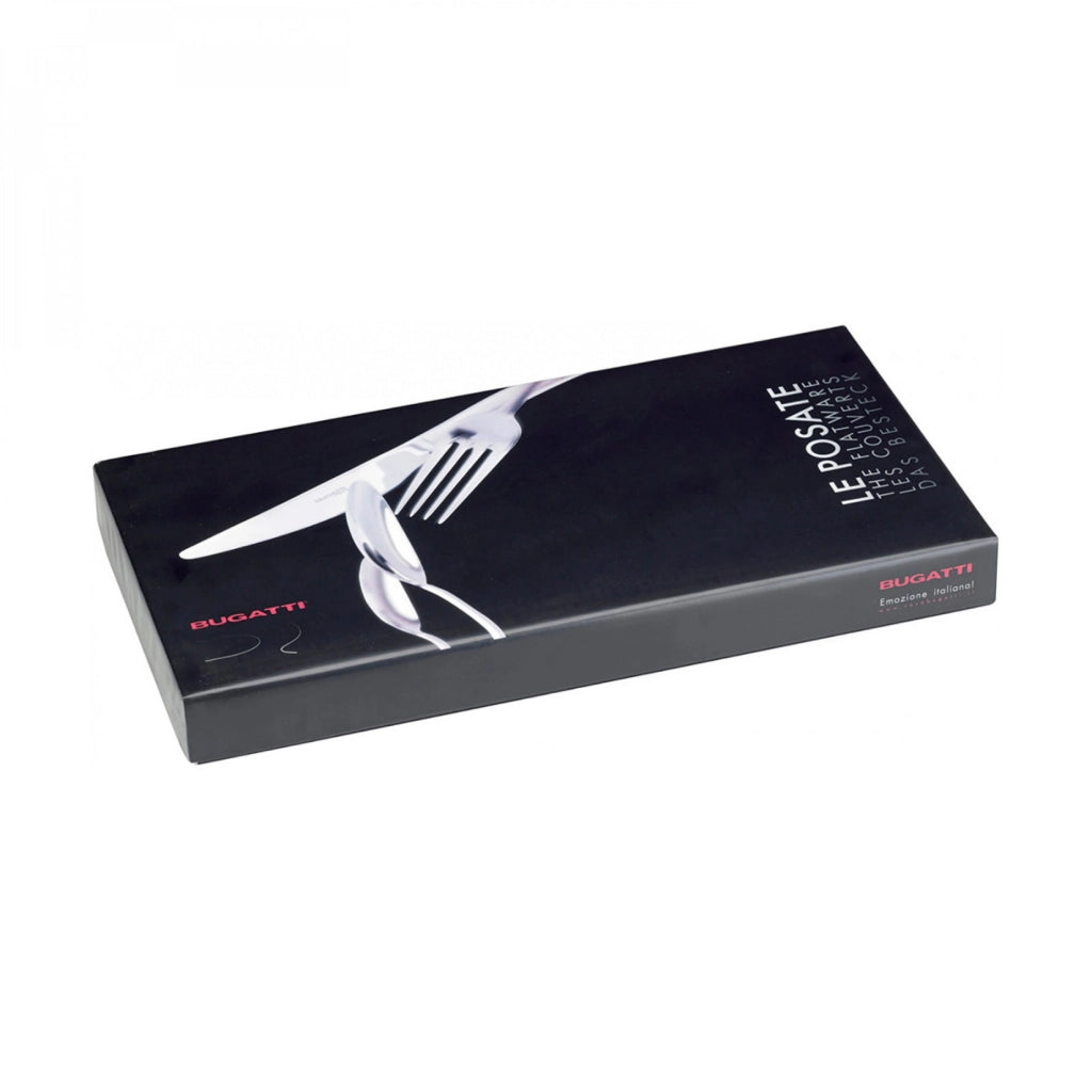GLAMOUR, Posate Set 24 Pz, Scatola Gallery, Casa Bugatti Colore: Arancione