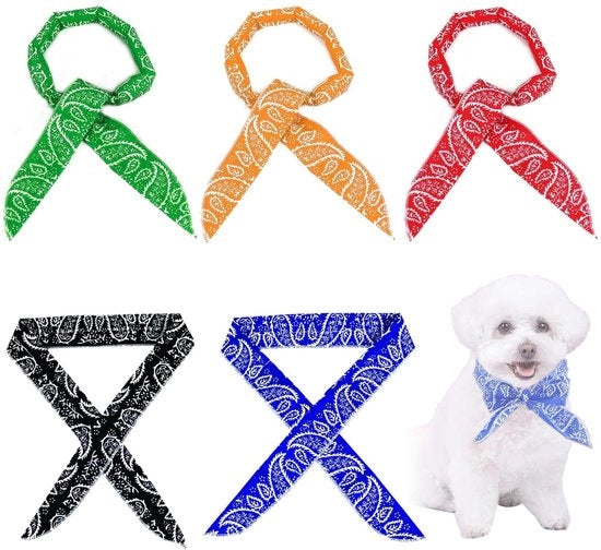 Scheda di raffreddamento per animali - 5 pezzi - flessibile - rapido assorbimento - duraturo - adatto per cani/gatti - tessuto di alta qualità polyester - scheda di raffreddamento per animali