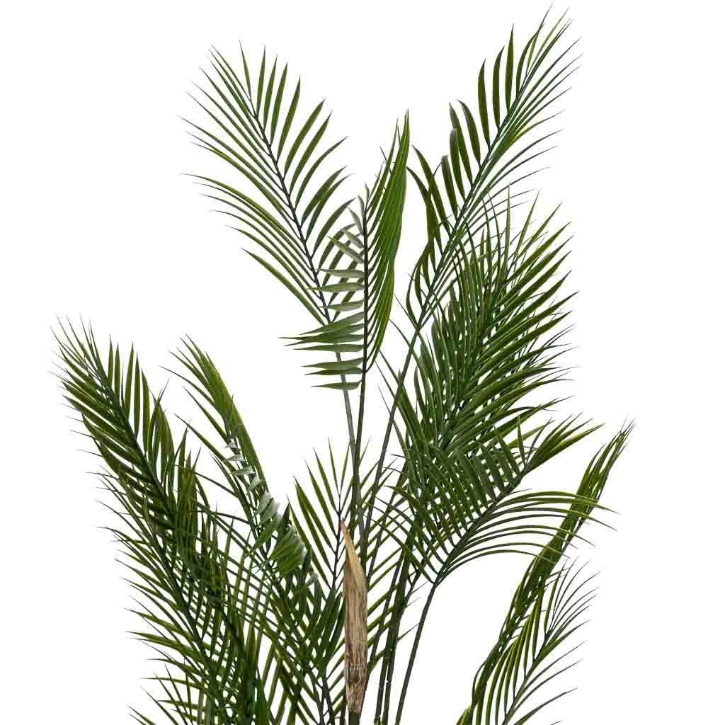 Albero artificiale decorativo kwai con 23 foglie verde 92x92x150