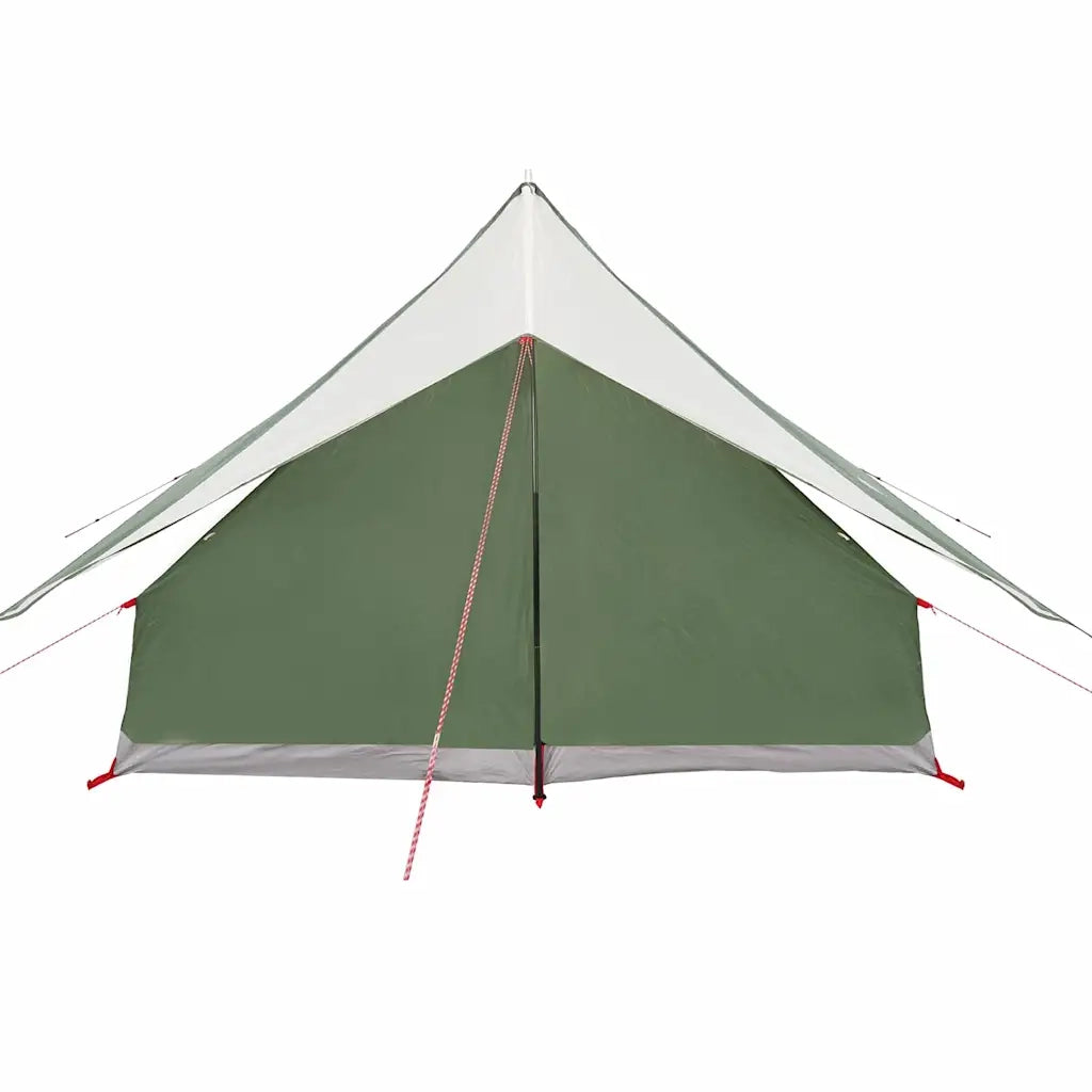 Tenda Familiare con tetto Verde e Bianco 256 x 256 x 185 cm