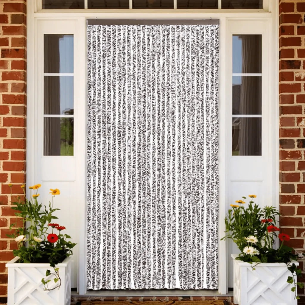 Zanzariera Marrone e Beige 118x220 cm Ciniglia CFW1903917