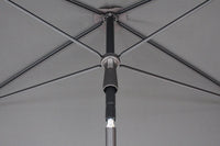 Ombrellone da Giardino 2,4x1,5 m Palo Ø27 mm in Acciaio Maffei Kronos Antracite