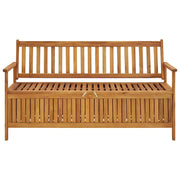 CassaPanchina da Giardino | Panca da Giardino 148 cm in Legno Massello di Acacia