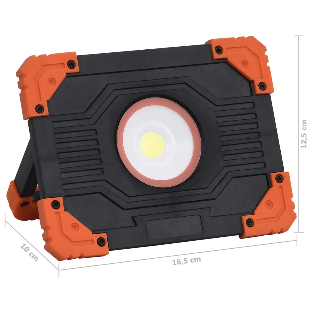 Faretto a LED Portatile in ABS 10 W Bianco Freddo CFW1004850