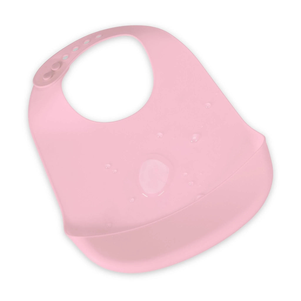 Set di 2 bavaglini in silicone pratici con tasca raccoglitrice regolabile 30 x 23 x 1,5 cm in silicone blu 13_0013739