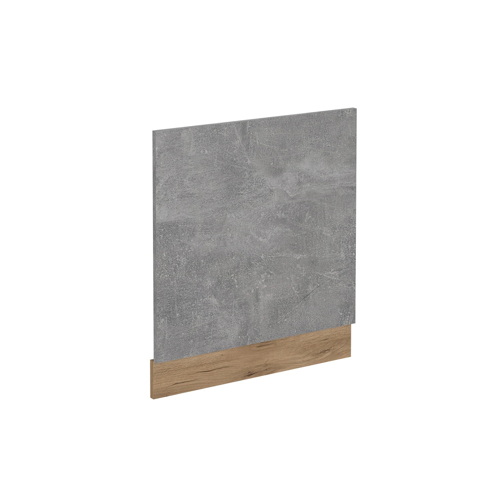 Pannello frontale R-Line Calcestruzzo/Rovere dorato 60 cm senza piano di lavoro Vicco