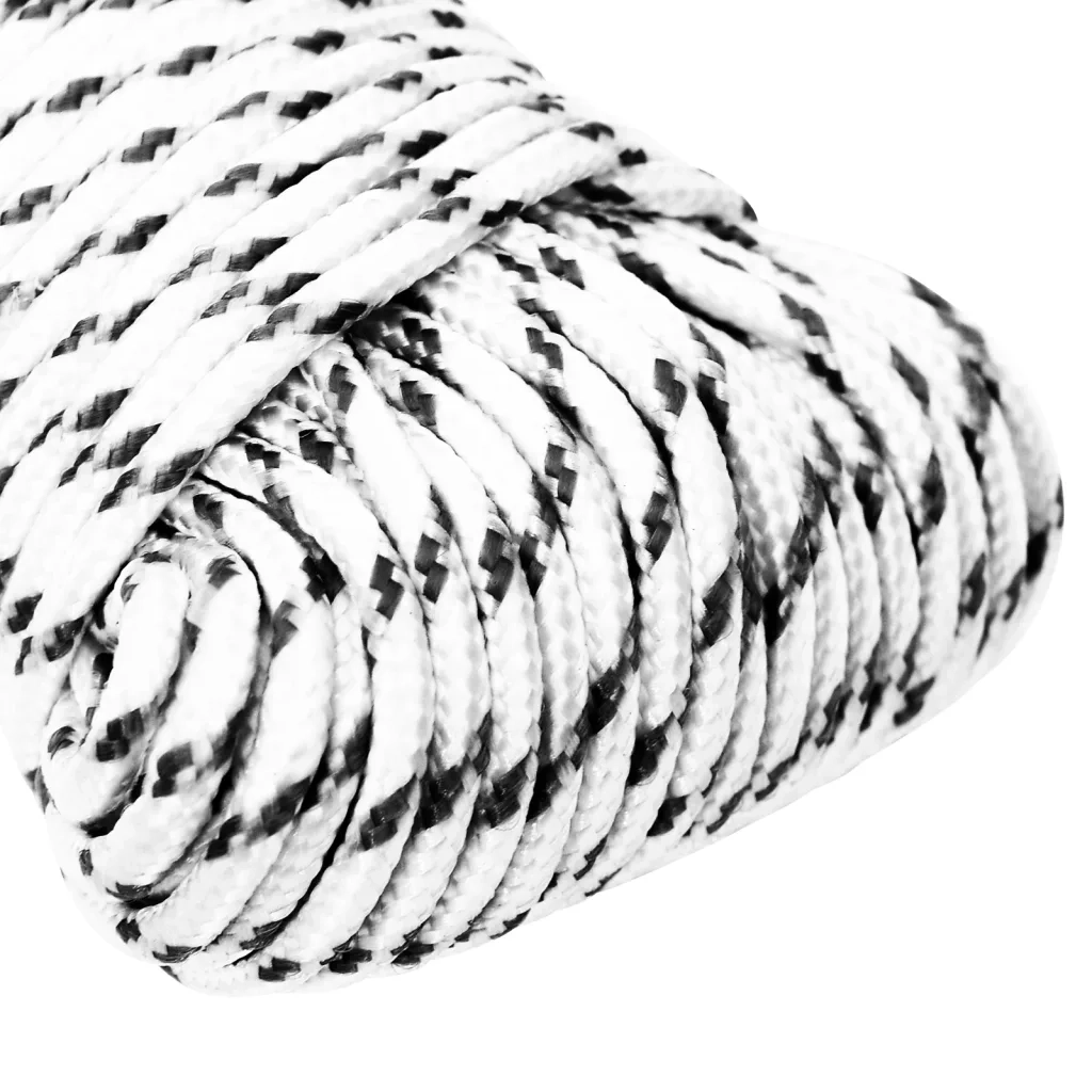 Corda | Fune Intrecciata per Barca Bianca 3 mm x 100 m Poliestere