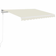 Tenda da Sole | Tenda parasole Retrattile Manuale 350x250 cm Crema