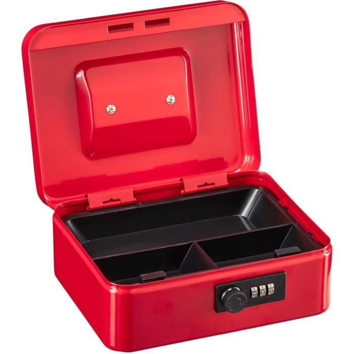 Portamonete - BURG WACHTER - Money Code 5020 Rosso - Apertura a codice, acciaio rosso