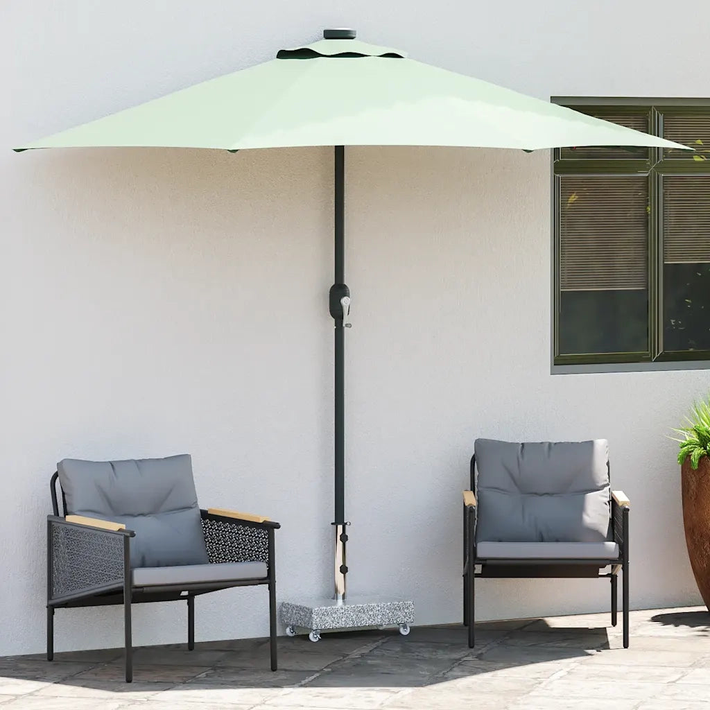 Base per Ombrellone Grigio Chiaro 45x25x8,3 cm in Granito 313666
