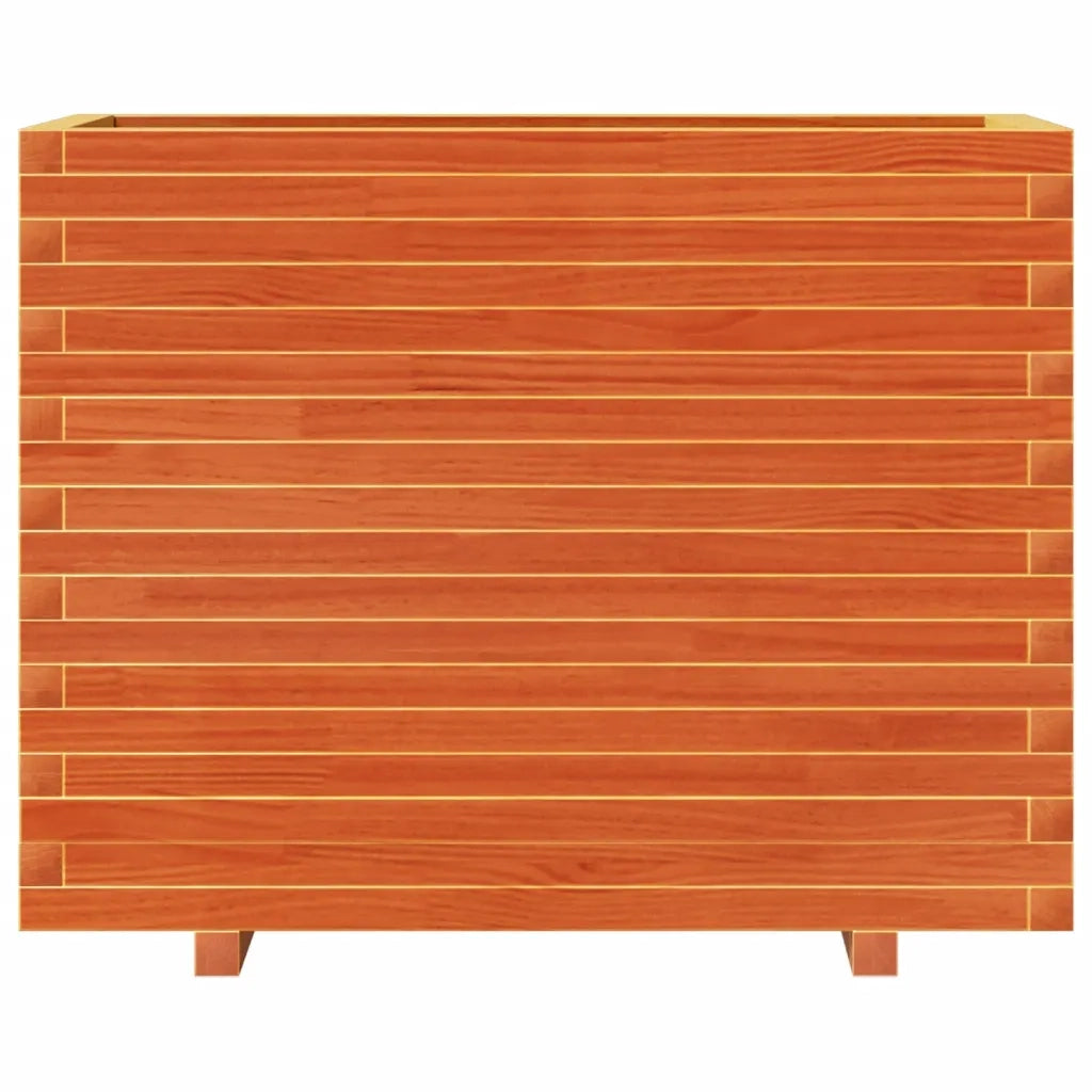 Fioriera Giardino Marrone Cera 90x40x72 cm Legno Massello Pino 3282636