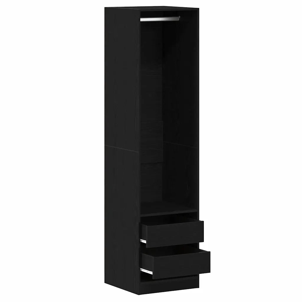 Guardaroba Rovere Nero 50 x 50 x 200 cm Legno multistrato CFW4415744