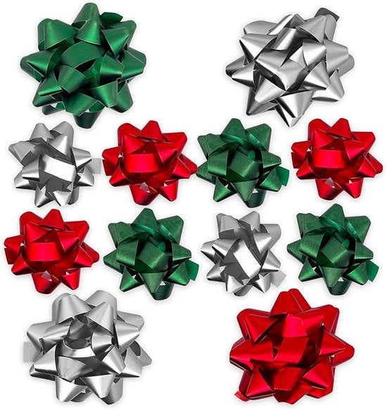 Set di anelli per cintura - Cadeaulint - Ideale per il fai da te stesso - Argento - Rosso - Verde - Confezione da regalo - Ideale per le occasioni speciali