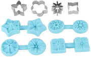 Forme di cioccolato 4 set - Modelli di caramello in silicone - Disegni di fiori - Sicuri e resistenti - Ideali per compleanni/feste di benvenuto - Inclusi punteruoli per decorare - Forme per caramello