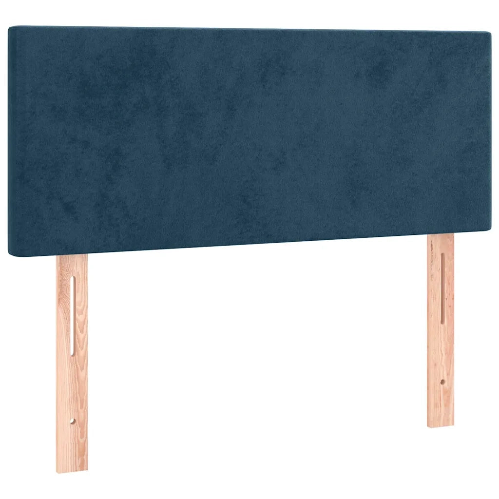 Testiera Blu scuro 90x5x78/88 cm in Tessuto