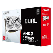 Asus dual -rx9060xt-16g-white amd radeon rx 9060 xt 16 gb gddr6 - 90YV0LG3-M0NA00