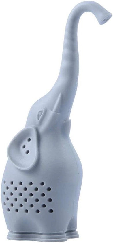 Infusore per Tè in Silicone - Forma di Elefante - Sacchetti di Filtrazione Reutilizzabili per Tè in Foglie - Infusore per Tè in Foglie