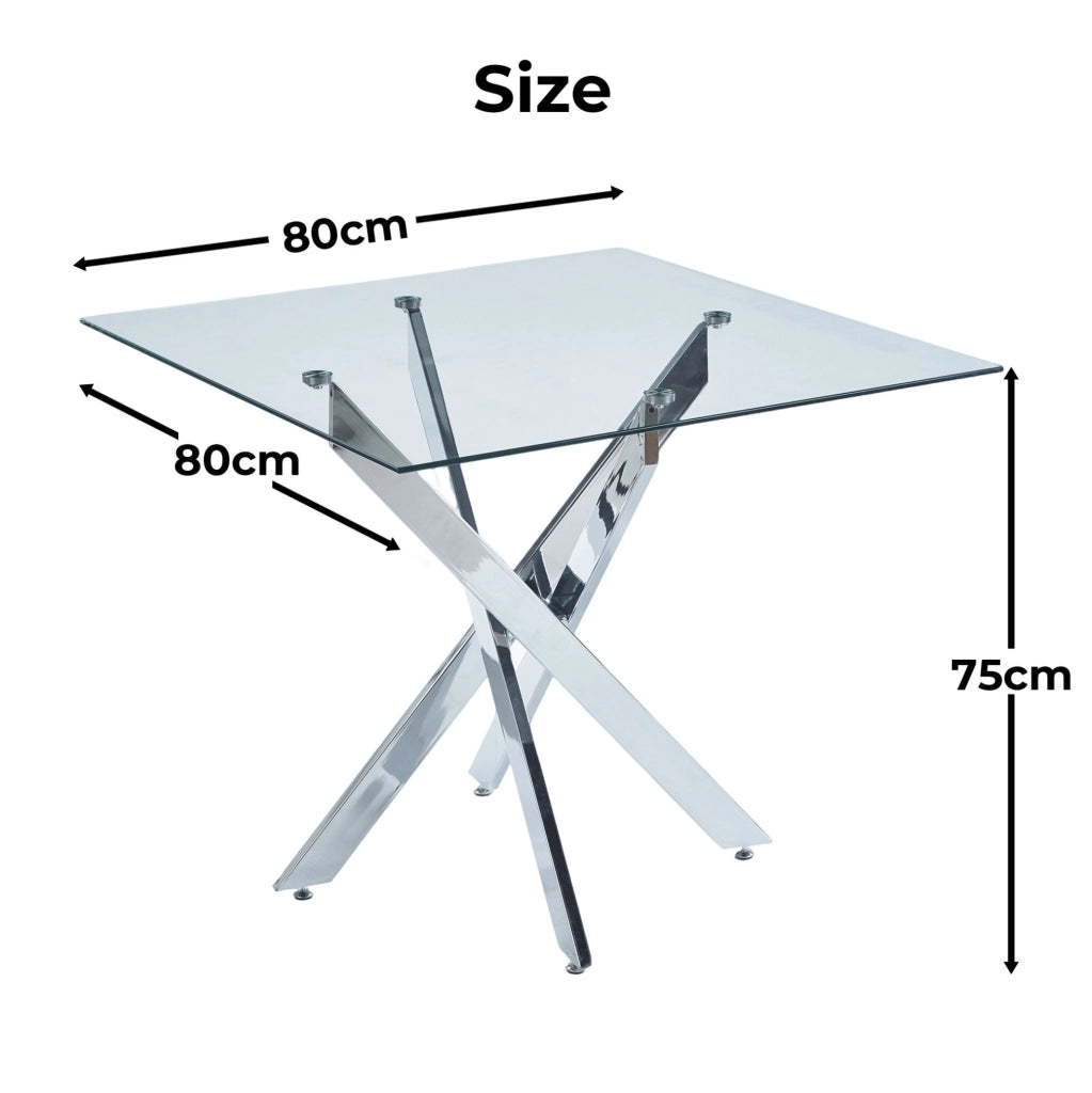 Set da pranzo 5 pezzi con tavolo e 4 sedie in velluto e gambe dorate