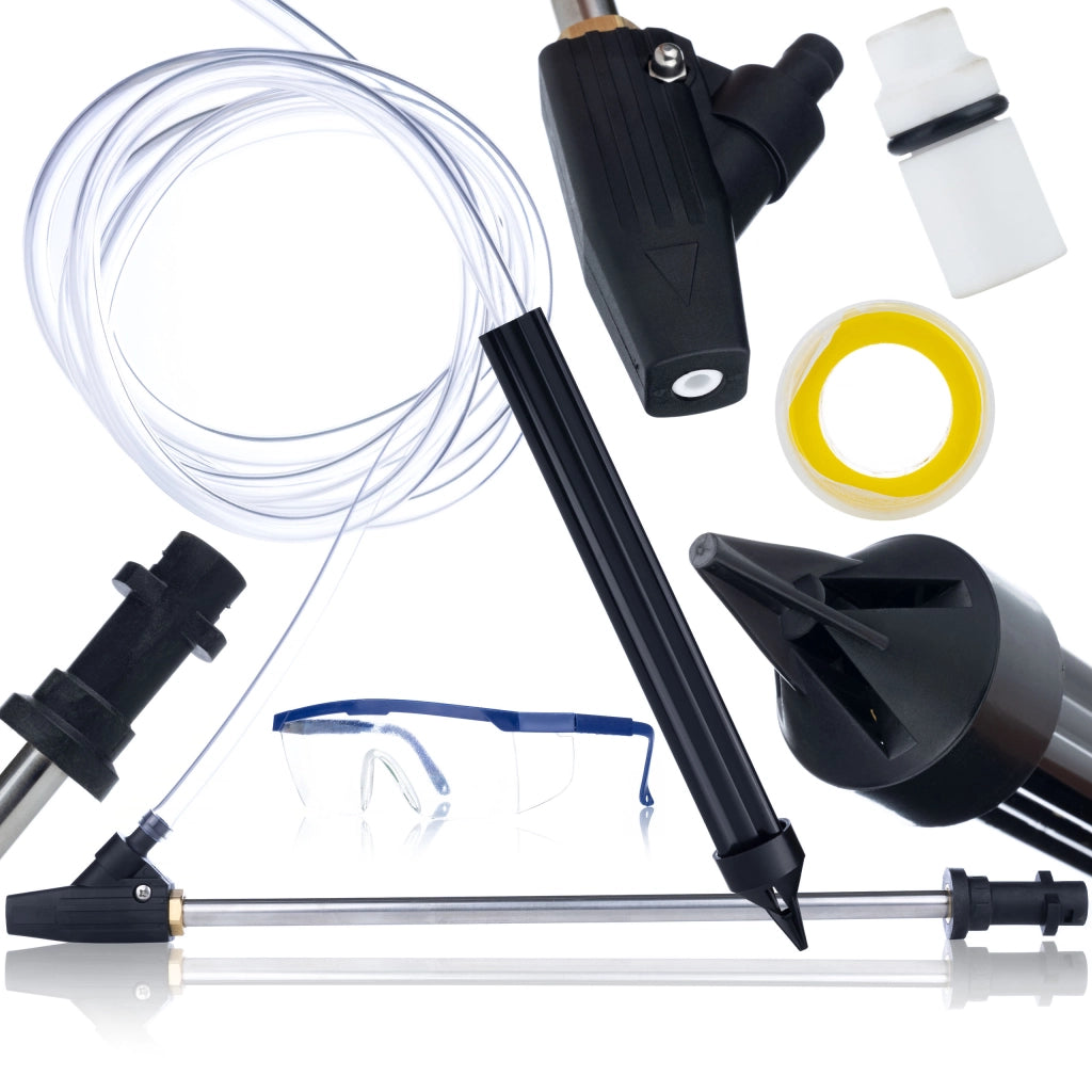 Set di Idrosabbiatura con Ugello Ceramico per Idropulitrice compatibile con Kärcher K2–K7 – Pressione Max 160 Bar