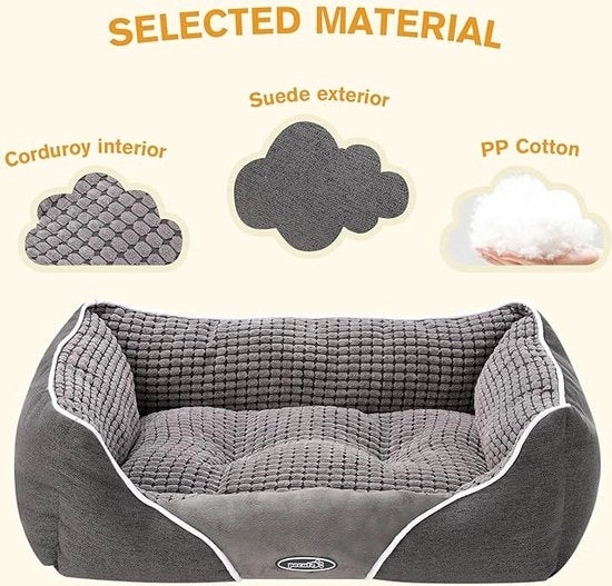 Letto per cani e gatti, letto per animali domestici, disponibile su entrambi i lati, 63*53*21 cm