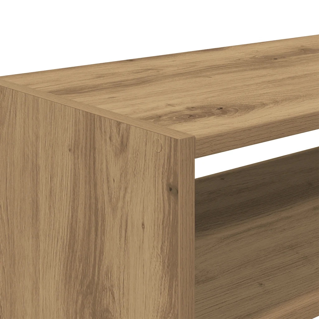 Scarpiera Impilabile Rovere Artigianale 60x30x30,5 cm 858873