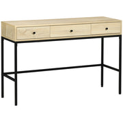 Consolle con cassetti ¨C zephmum ¨C effetto legno, stile industriale, 120x39.8x78 cm